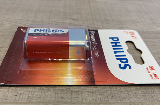 Life Use 9V Philips Power Alkaline AA Batteries 500mAh For Kids Electric Car