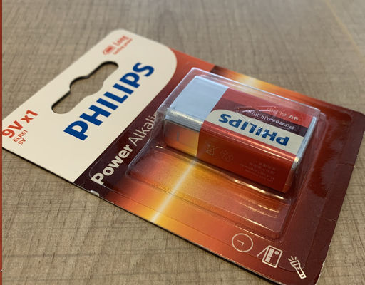 Life Use 9V Philips Power Alkaline AA Batteries 500mAh For Kids Electric Car